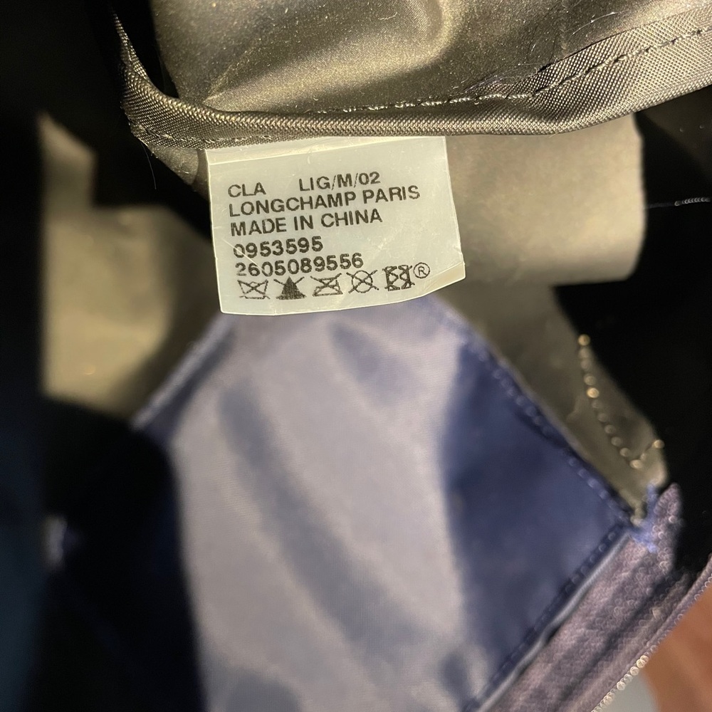 Small Longchamp Le Pliage Nylon Shoulder Tote - Picture 6 of 6